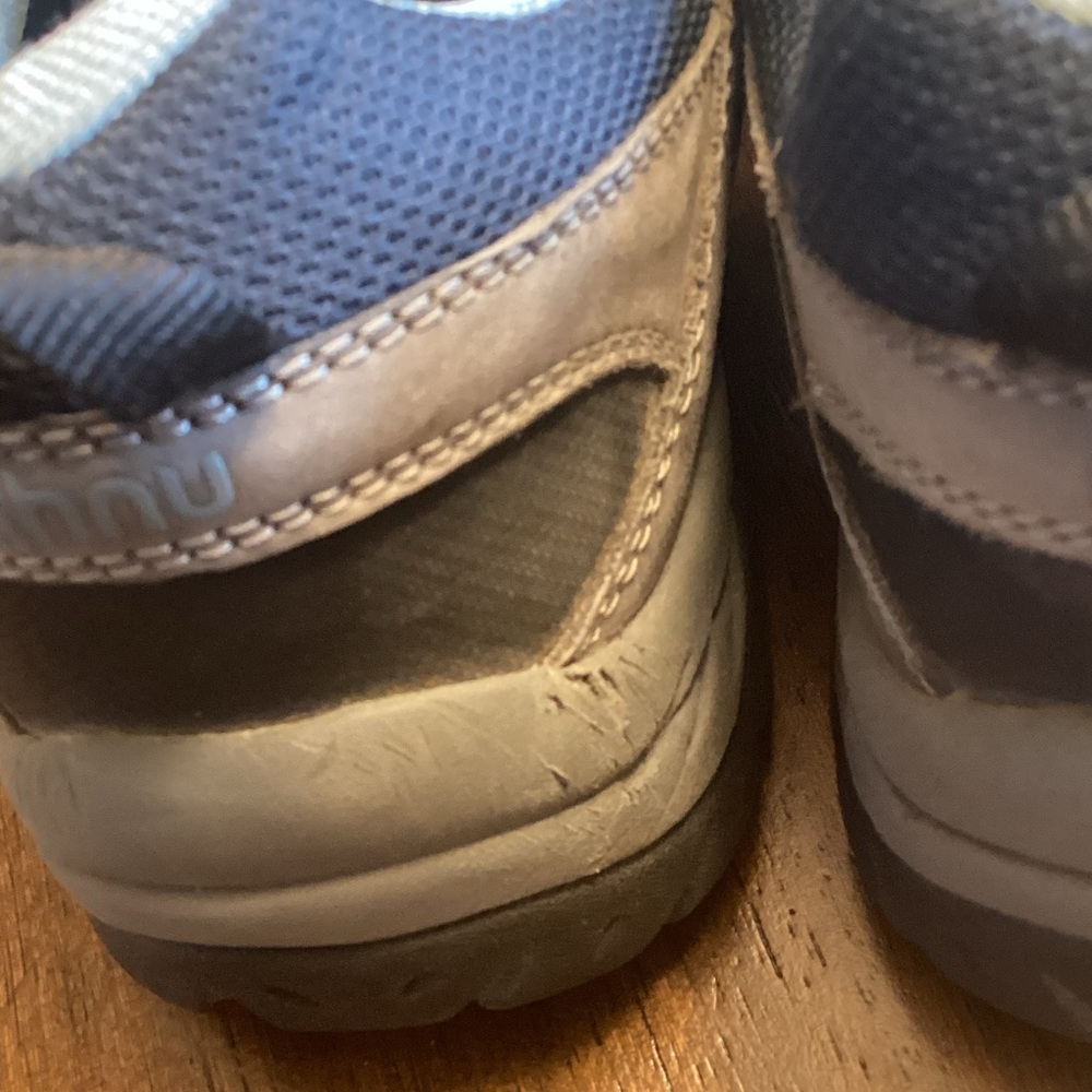 Ahnu Navy and Gray Athletic Shoes - Picture 5 of 9